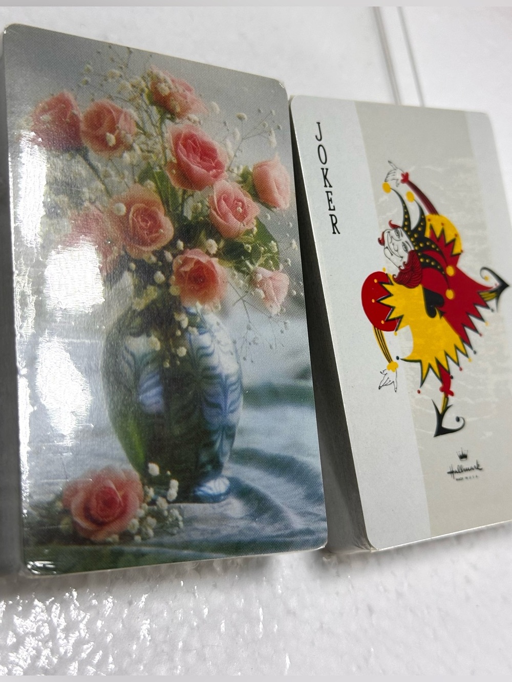 Vintage 1970s Hallmark Bridge Playing Cards, Roses Roses Collection NIP - Picture 4 of 5